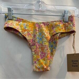 Stone Fox Nola Bikini Swim Bottom Flower Fields S